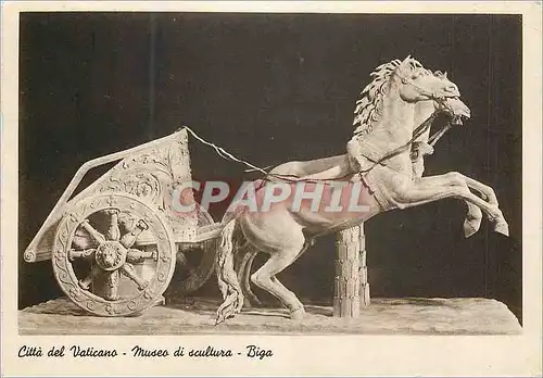 Cartes postales moderne Cita del Vaticano Museo di Scultura Biga