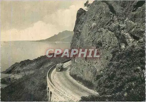 Cartes postales moderne La Route de la Corniche d'Or entre Theoule et le Trayas La Cote d'Azur
