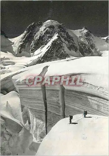 Moderne Karte Dome de Rochefort Massif du Mont Blanc Alpinisme