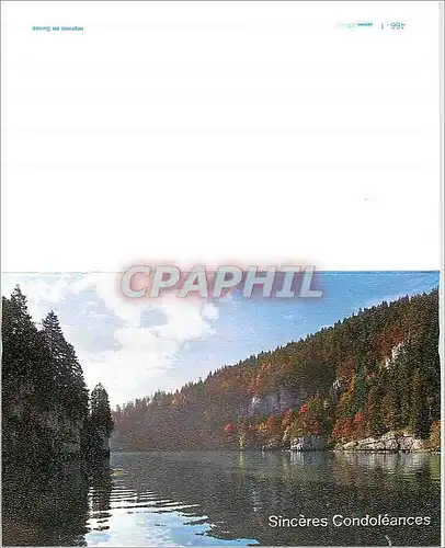 Cartes postales moderne Sinceres Condoleances