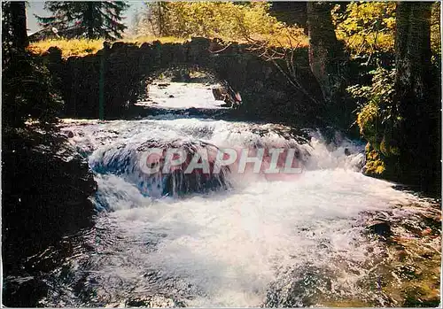 Moderne Karte En Parcourant les Pyrenees Pure et Limpide est l'eau du Torrent