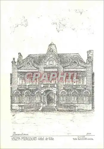 Cartes postales moderne Mericourt Hotel de Ville Sites et Monuments