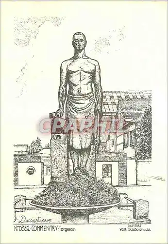 Cartes postales moderne Commentry Forgeron