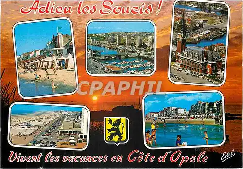 Cartes postales moderne Souvenir de la Cote d'Opale Malo les Bains Boulogne sur Mer Calais Berck Plage Bray Dunes