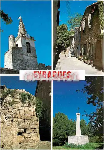 Cartes postales moderne Eyragues Le Clocher Vieille Rue Remparts Croix de la Gardy