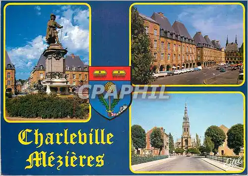 Cartes postales moderne Charleville Mezieres (Ardennes) La Statue de Charles de Gonzague (1580 1624)