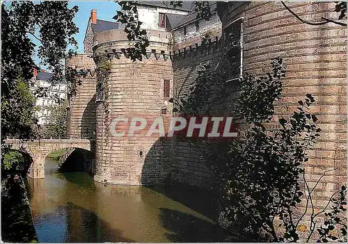 Moderne Karte Nantes (Loire Atlantique) Le Chateau des Ducs de Bretagne