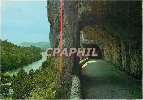 Moderne Karte Les Gorges de l'Ardeche au Defile de Ruoms Paysages du Vivarais