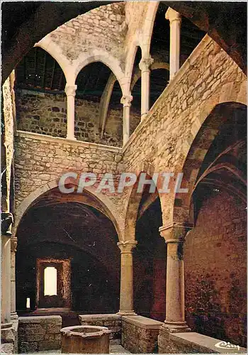 Moderne Karte Abbaye de N D de Lerins Ile Saint Honorat Cannes Monastere fortifie Cloitre du XIIe