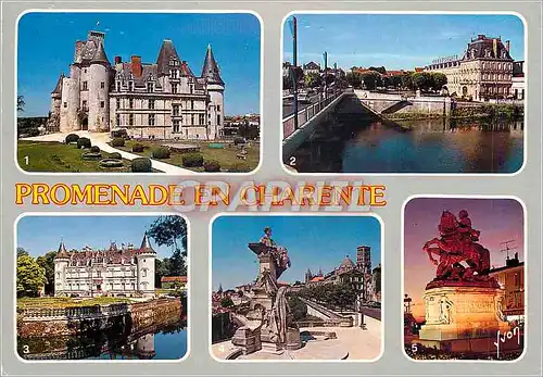 Cartes postales moderne Angouleme et ses environs (Charente) Couleurs et Lumiere de France Chateau de la Rochefoucauld J
