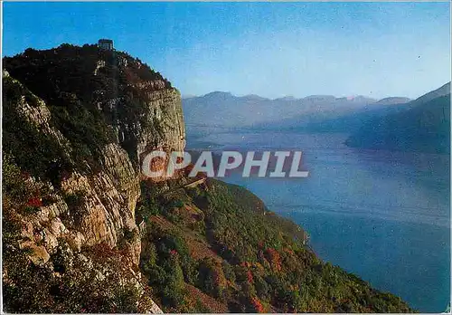Cartes postales moderne Lac du Bourget Rocher de la Chambotte Automne