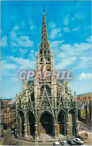 Moderne Karte Rouen (Seine Maritime) En Normandie L'Eglise Saint Maclou un des plus riches Specimens du Style