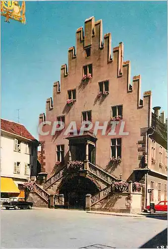 Moderne Karte Selestat (Bas Rhin) L'Ancien Arsenal Sainte Barbe dont la facade est Surmontee d'un Immense pign