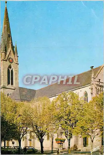 Cartes postales moderne Cernay (Haut Rhin) Eglise Saint Etienne et Fontaine
