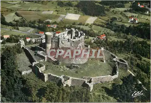 Moderne Karte Vue aerienne de l'ancien Chateau de Murol (P de D) Auvergne Pittoresque