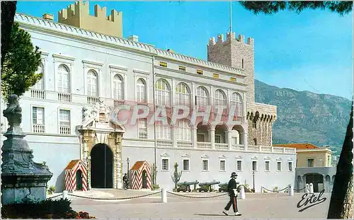 Moderne Karte Palais de SAS Le Prince de Monaco Facade Principale sur la Place de Palais Militaria