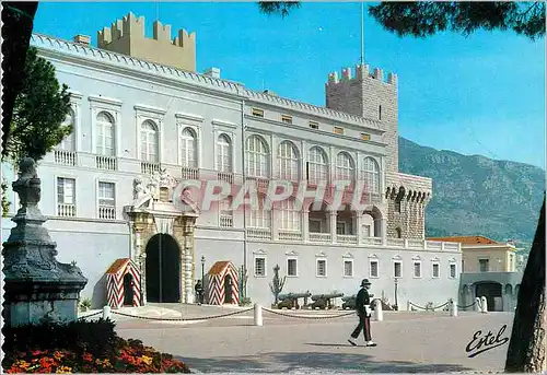 Moderne Karte Palais de SAS Le Prince de Monaco Facade Principale sur la Place de Palais Militaria