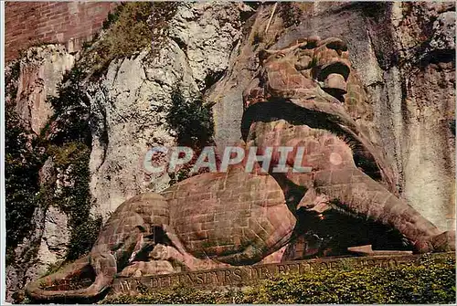 Moderne Karte Belfort (Terr de Belfort) Le Lion (Oeuvre de Bartholdi) Hauteur 11 m Long 22 m