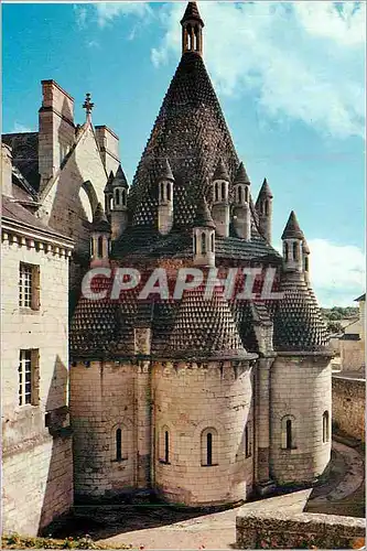 Cartes postales moderne Abbaye de Fontevraud (M et L) Tour d'Evrault ancienne Cuisine de l'Abbaye (Epoque Romane)