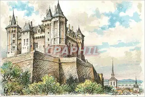 Cartes postales moderne Saumur Le Chateau