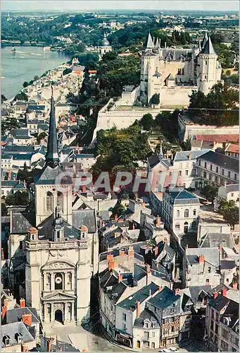 Moderne Karte Saumur (M et L) Les Merveilles du Val de Loire L'Eglise Saint Pierre et le Chateau (XIVe XVIe Si