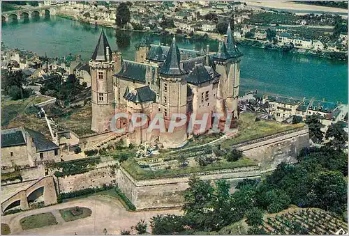 Cartes postales moderne Saumur (Maine et Loire) Vue aerienne Le Chateau