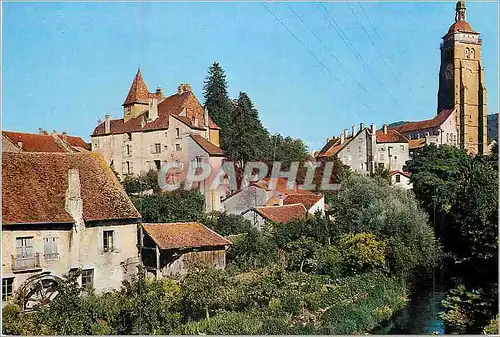 Cartes postales moderne Arbois Vieux Moulin sur la Cuisance Eglise St Just et Chateau Bontemps