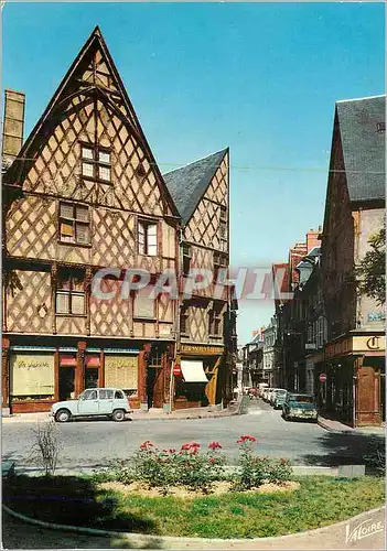 Cartes postales moderne Bourges (Cher) Les Merveilles du Berry Maisons du XVIe Siecle Place Gordaine