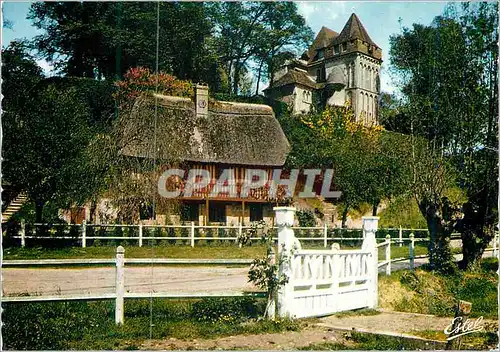 Cartes postales moderne Chaumiere et Manoir Normands