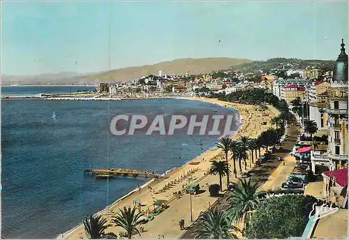 Cartes postales moderne Cannes La Croisette et le Mont Chevalier