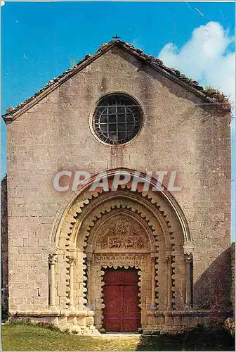 Cartes postales moderne Prieure de Ganagobie (Basses Alpes) Paysages de France Portail de l'Eglise (XIIe Siecle)