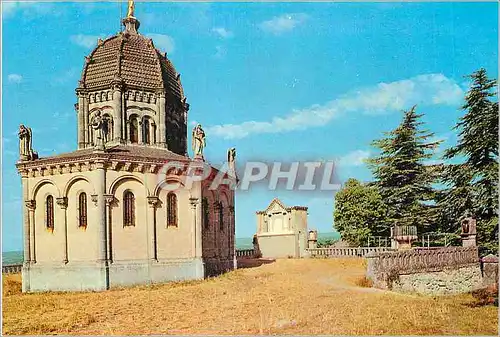 Moderne Karte Forcalquier (Basses Alpes) Altitude 545 metres Paysages de France Chapelle Notre Dame de Provenc