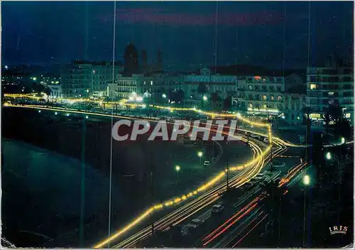 Cartes postales moderne Saint Raphael (Var) Reflets de la Cote d'Azur Vue Generale de nuit