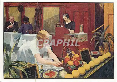 Cartes postales moderne New York Metropolitan Museum of Art George A Hearn Fund 1931 Hopper Edward (1882 1967) Tables po