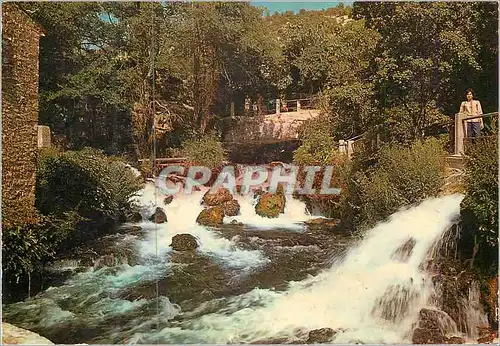 Moderne Karte Les Gorges Pittoresques du Verdon Source de Fontaine l'Eveque