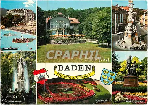 Cartes postales moderne Kur und Kongrebstadt Baden bei Wien
