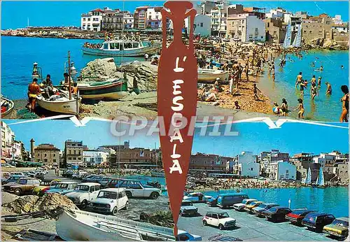Cartes postales moderne La Escala (Costa Brava) l'Ancien Port et Plage