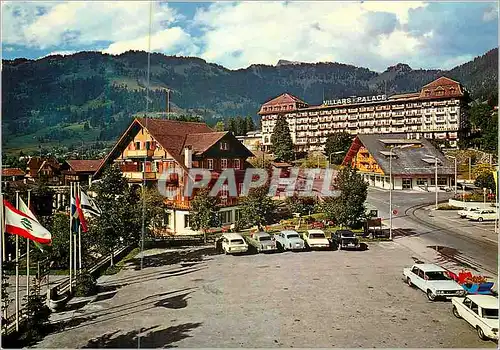 Moderne Karte Villars Hotel de l'Alpe Fleurie et Villars Palace