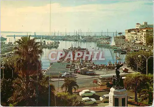 Moderne Karte Cannes le Vieux Port le Quai St Pierre la Cote d'Azur Inoubliable Bateaux