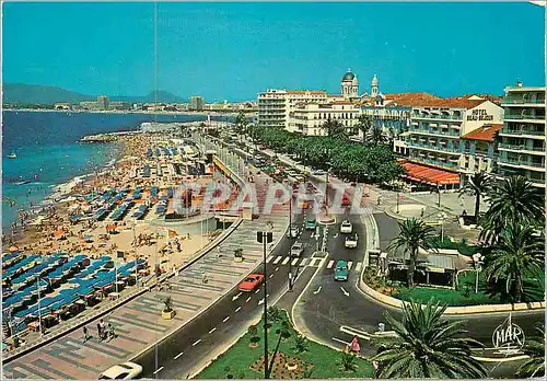 Cartes postales moderne Saint Raphael (Var) la Cote d'Azur le Boulevard Felix Martin et la Place