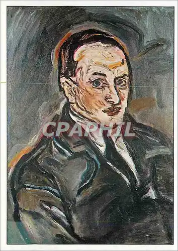 Moderne Karte Collection Particuliere Kokoschka Oskar Portrait d'Homme