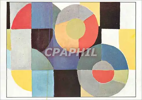 Cartes postales moderne Geneve Delaunay Terk Sonia Composition