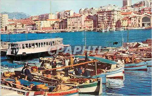 Cartes postales moderne Marseille (B du Rh) le Vieux Port avec son Ferry Bateaux