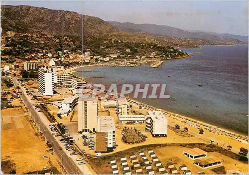 Moderne Karte Le Lavandou (Var) vue Aerienne