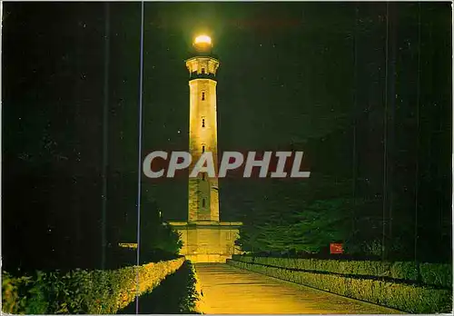 Cartes postales moderne Ile de Re (Charente Maritime) le Phare des Baleines Effet de Nuit