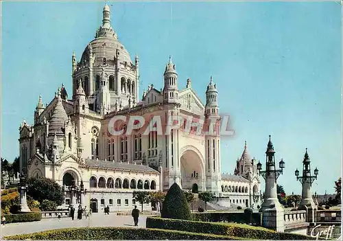 Cartes postales moderne Lisieux (Calvados) Basilique de Sainte Therese (Cordonnier Architecte)