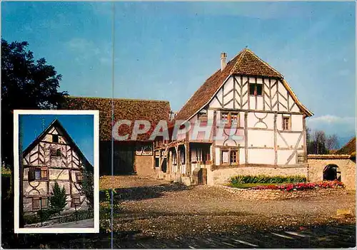 Cartes postales moderne Ungersheim (Haut Rhin) Ecomusee de Haute Alsace la Maison de Hesingue Datant de 1574