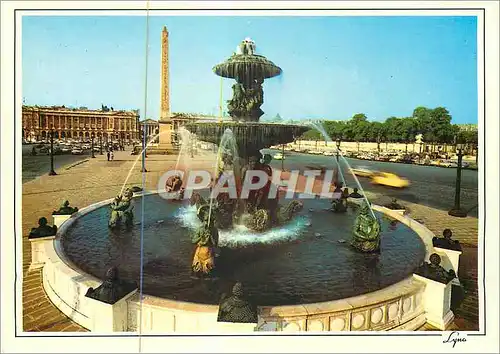 Cartes postales moderne Paris la Place de la Concorde