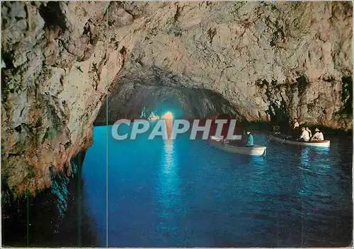 Moderne Karte Capri Grotte d'Azur