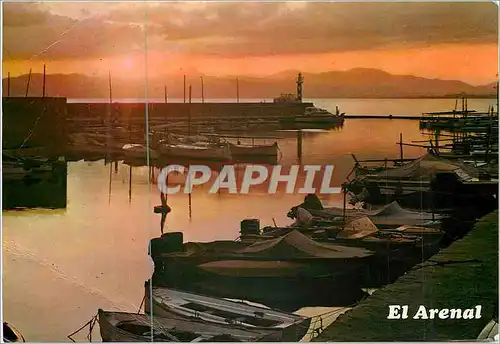 Cartes postales moderne Mallorca (Baleares) Espana el Arenal Atardecer Bateaux